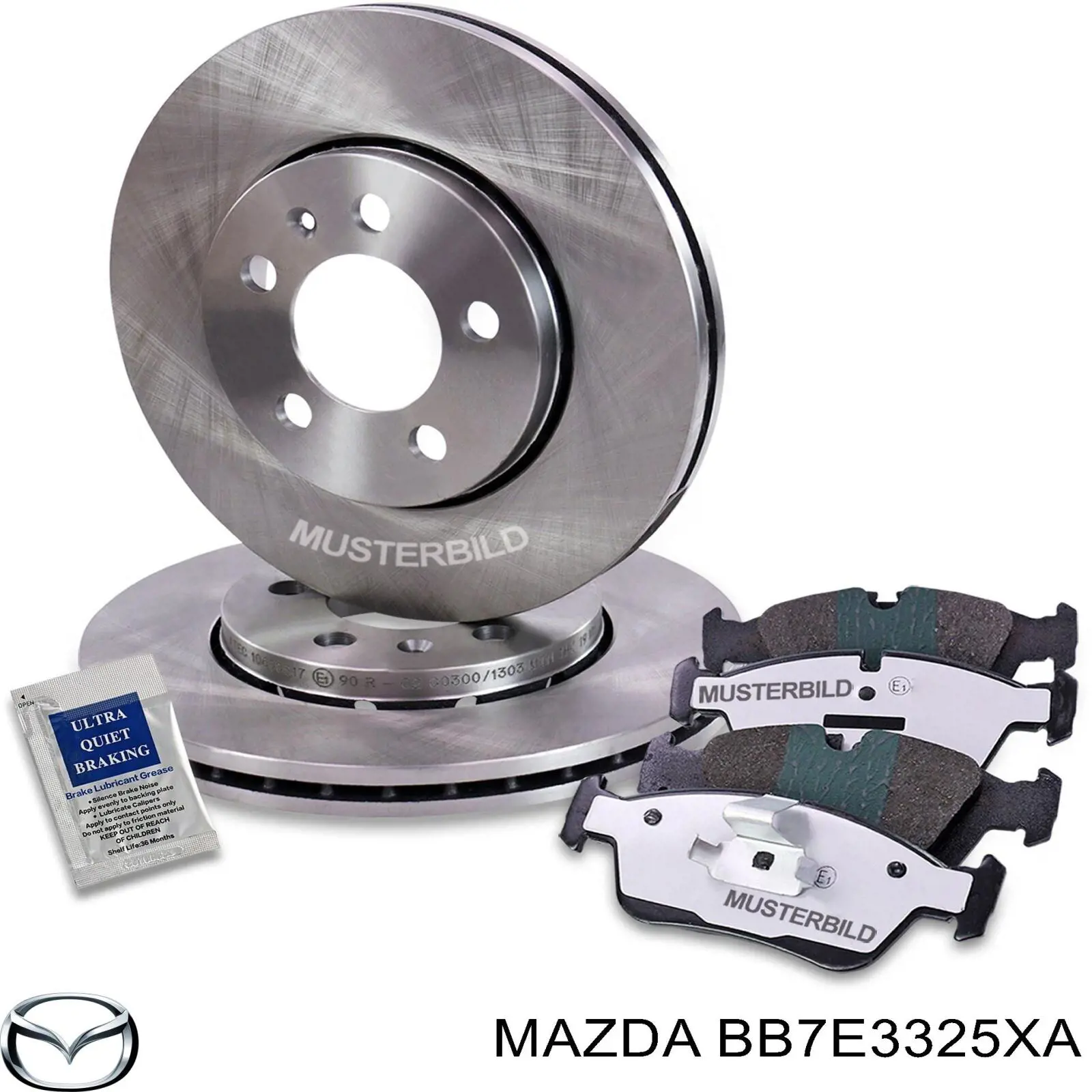 BB7E3325XA Mazda Диск тормозной передний