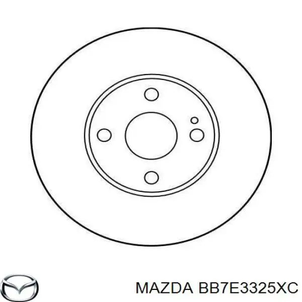 Freno de disco delantero BB7E3325XC Mazda