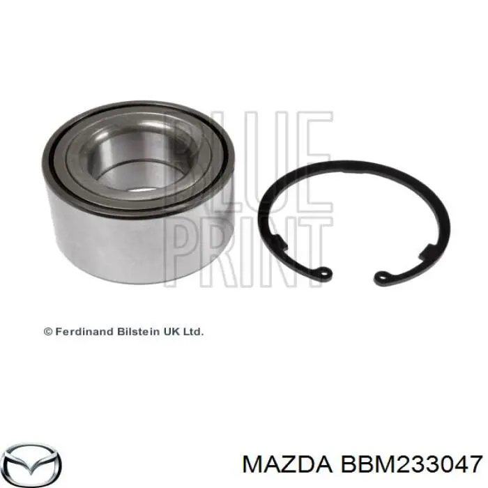 Комплект подшипника ступицы колеса Mazda BBM233047 цена, от 39.50 USD