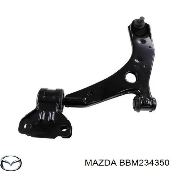 BBM234350 Mazda рычаг передней подвески нижний левый