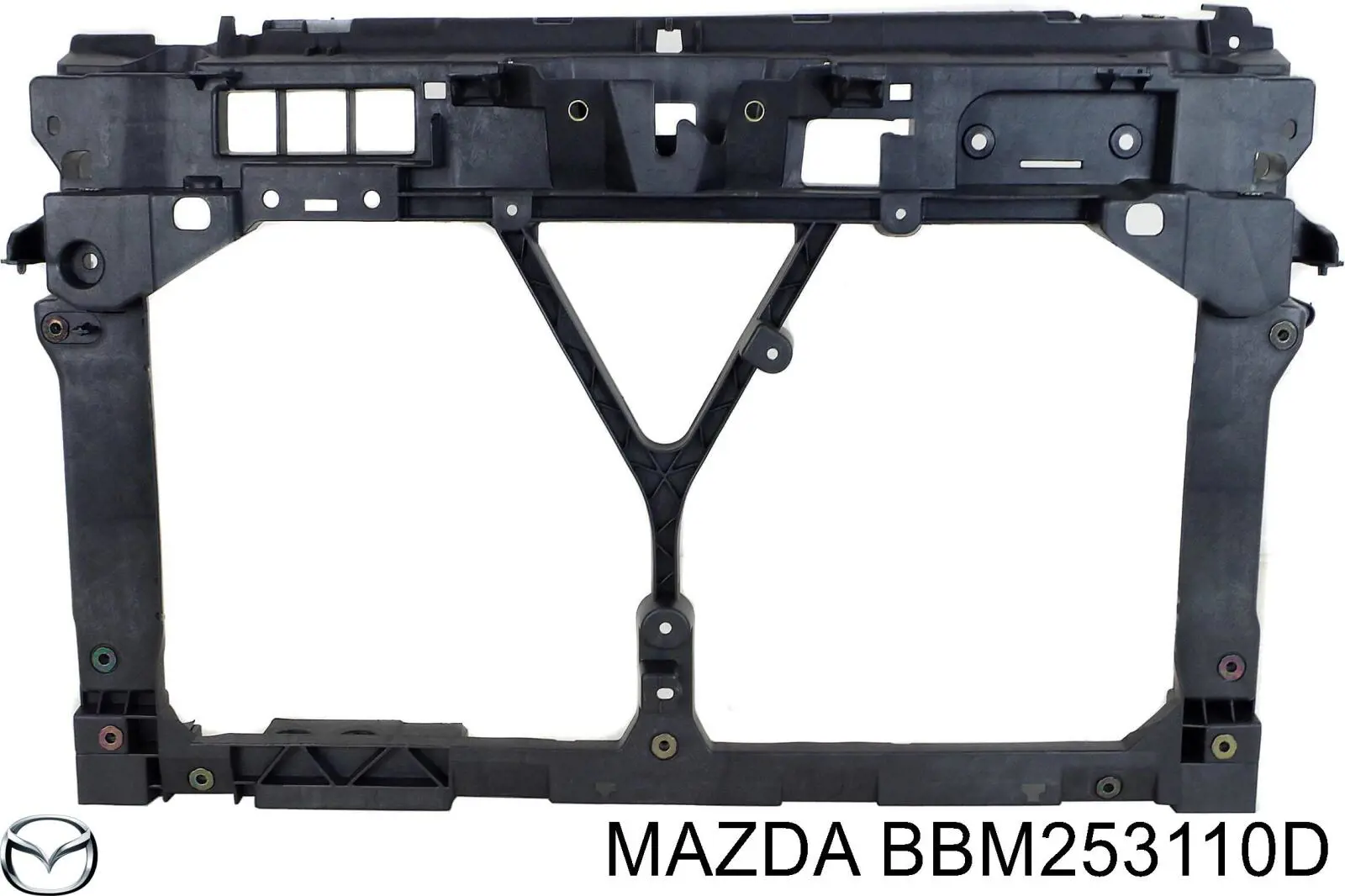 BBM253110D Mazda суппорт радиатора в сборе (монтажная панель крепления фар)