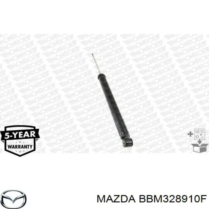 BBM328910F Mazda амортизатор задний