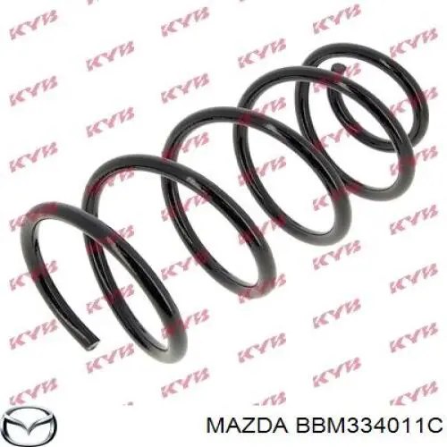 Пружина амортизатора передняя Mazda BBM334011C цена, от 43.08 USD