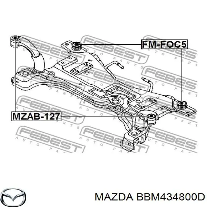  BBM434800D Mazda