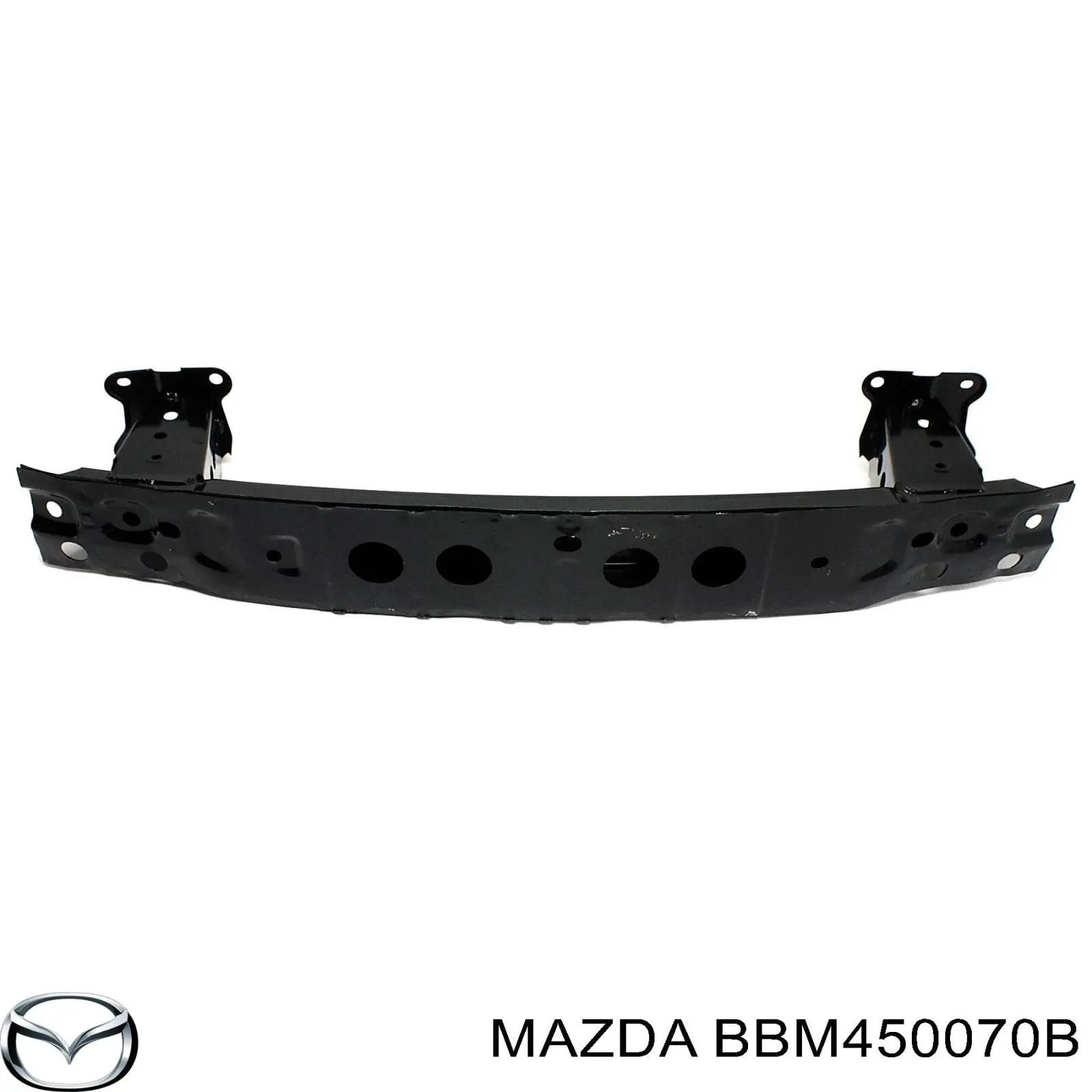 BBM450070B Mazda reforçador do pára-choque dianteiro