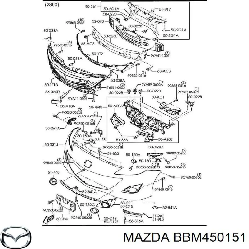  BBM450151 Mazda