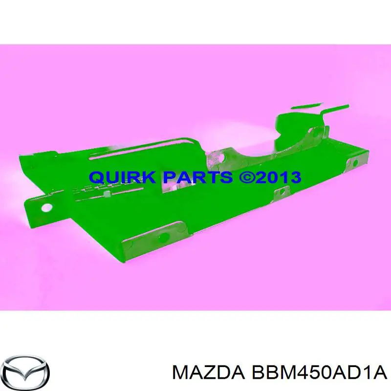  Кронштейн бампера переднего центральный Mazda 3 