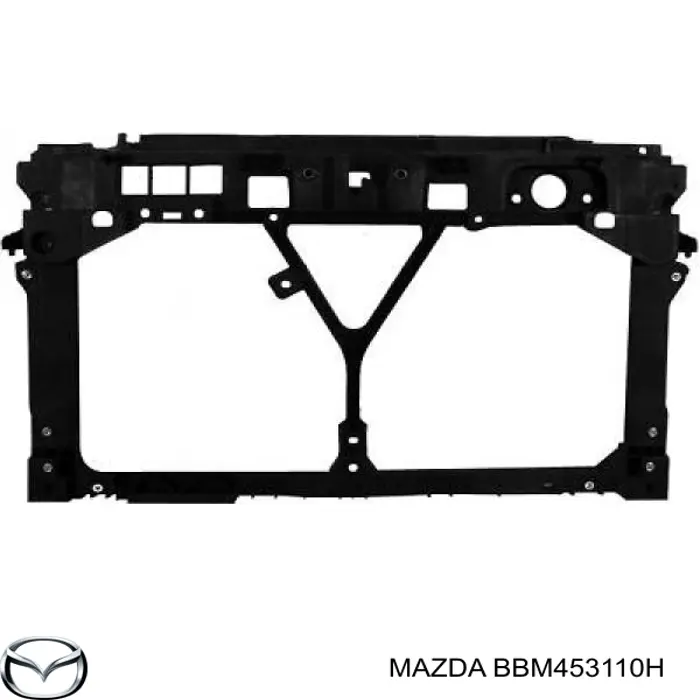 Суппорт радиатора в сборе (монтажная панель крепления фар) Mazda BBM453110H