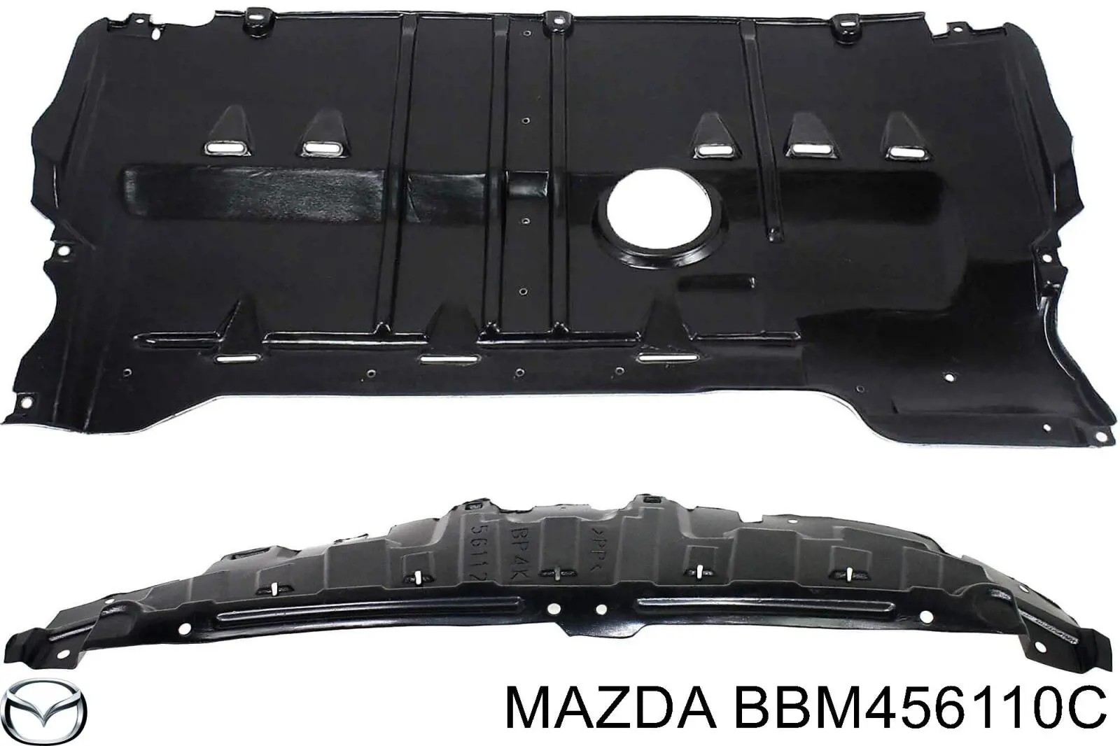 Proteção de motor, de panela (da seção de motor) para Mazda 3 (BL)