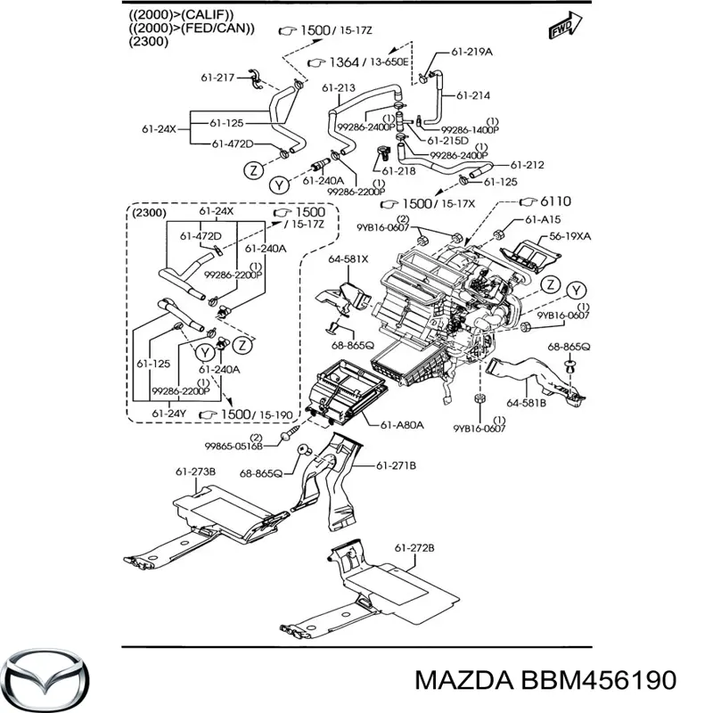 BBM456190 Mazda 