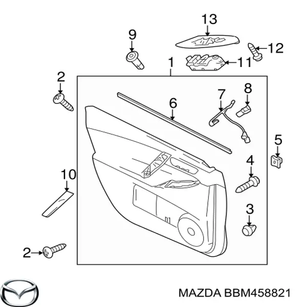 BBM458821 Mazda 