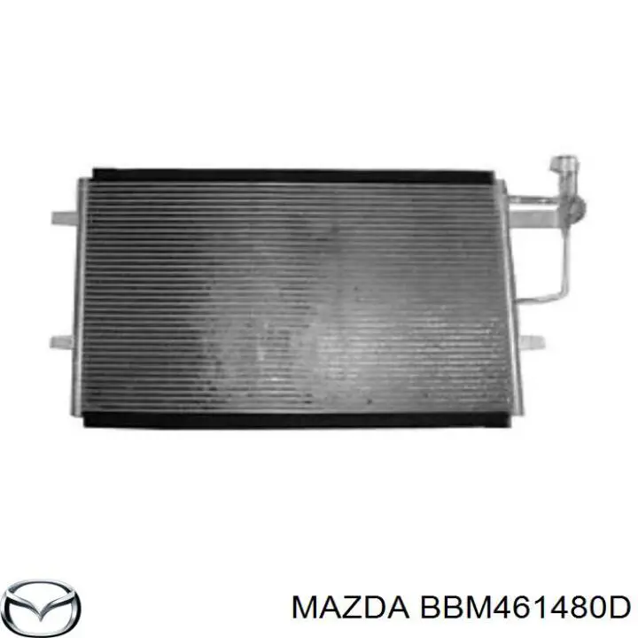 Конденсатор кондиционера Mazda BBM461480D цена, от 79.01 USD