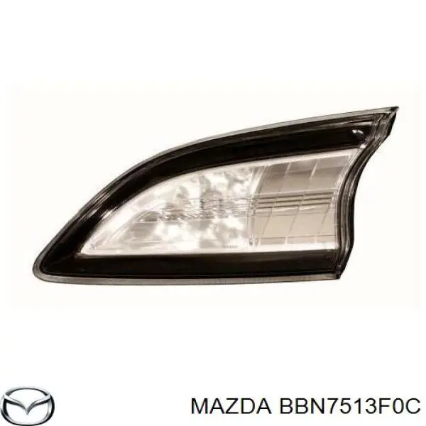 Фонарь задний правый внутренний BBN7513F0C Mazda