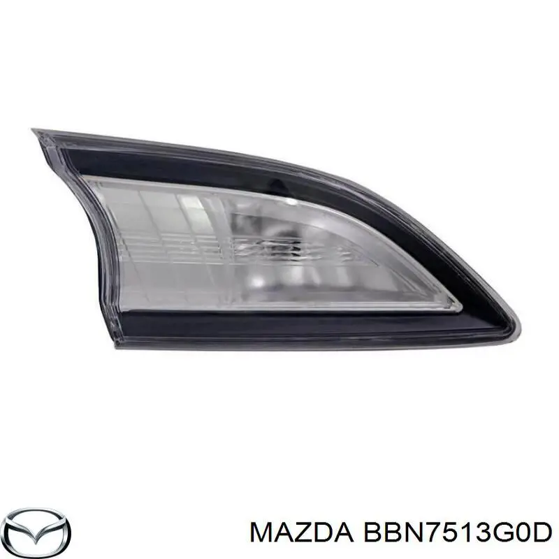 BBN7513G0D Mazda lanterna traseira esquerda interna