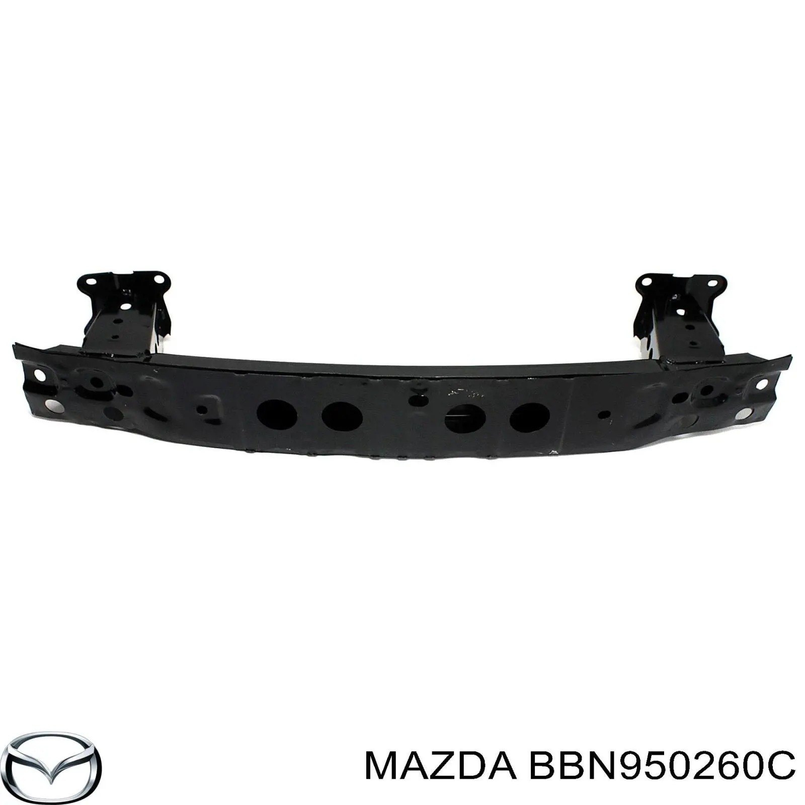 Reforçador do pára-choque traseiro para Mazda 3 (BL)