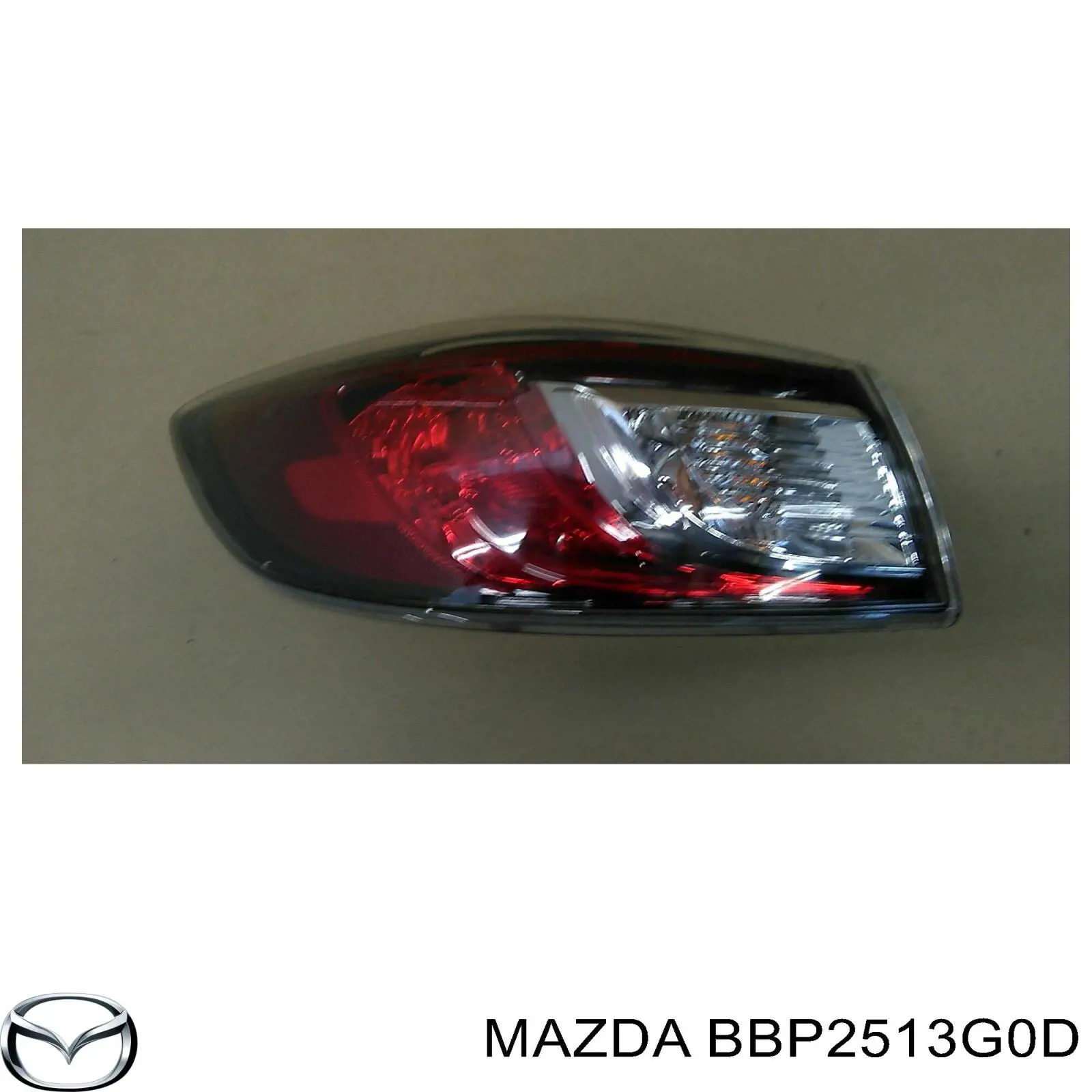 Фонарь задний левый внутренний BBP2513G0D Mazda