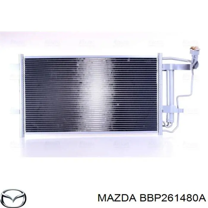 BBP261480A Mazda радиатор кондиционера