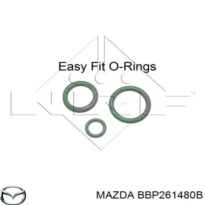 Конденсатор кондиционера Mazda BBP261480B цена, от 82.90 USD