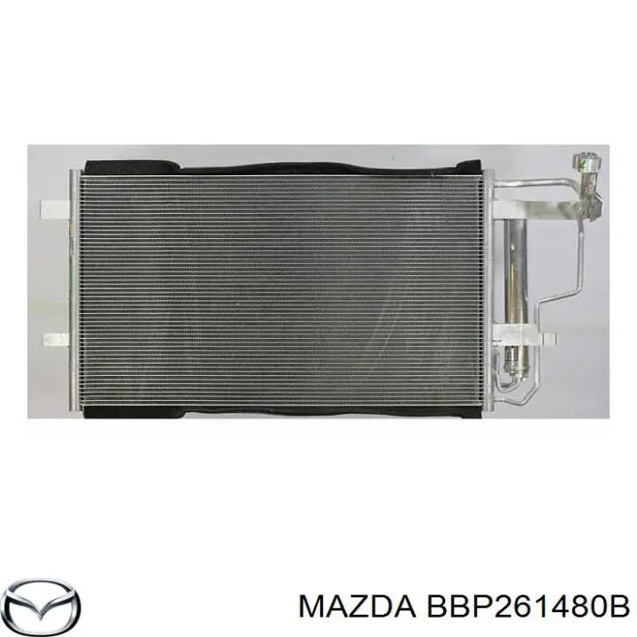 Радиатор кондиционера Mazda BBP261480B