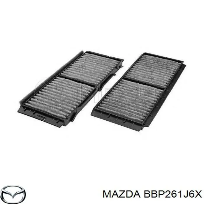 BBP261J6X Mazda Внутрисалонный фильтр