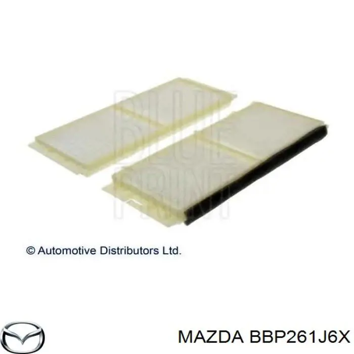 Купить BBP261J6X Mazda Фильтр салона угольный