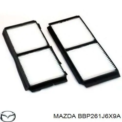 BBP261J6X9A Mazda фильтр салона