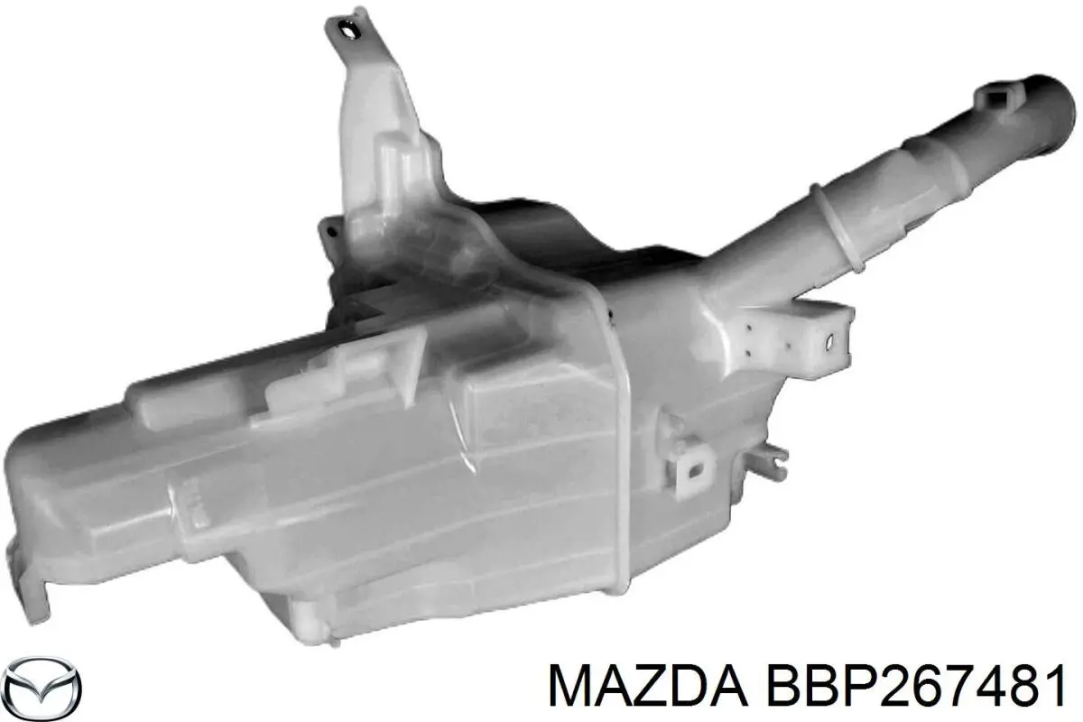 Бачок омывателя лобового стекла Mazda BBP267481 цена, от 205.22 USD