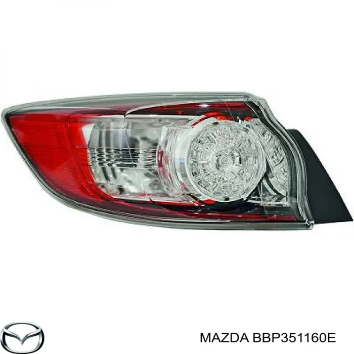 BBP351160E Mazda фонарь задний левый внешний