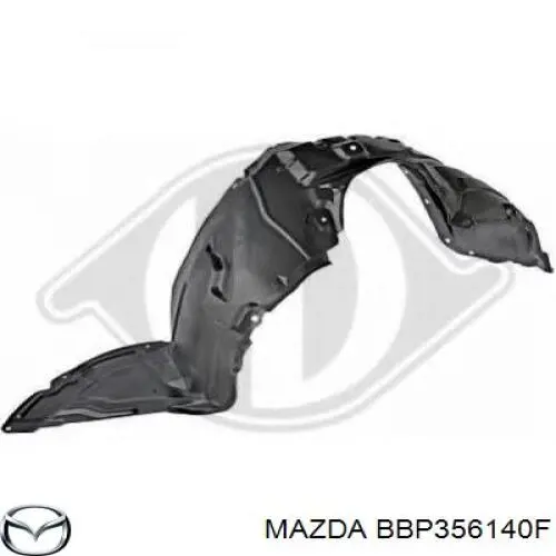Подкрылок передний левый Мазда 3 BL (Mazda 3)