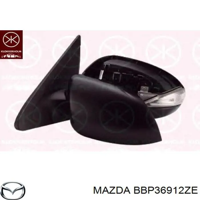 Зеркало заднего вида правое на Mazda 3 BL