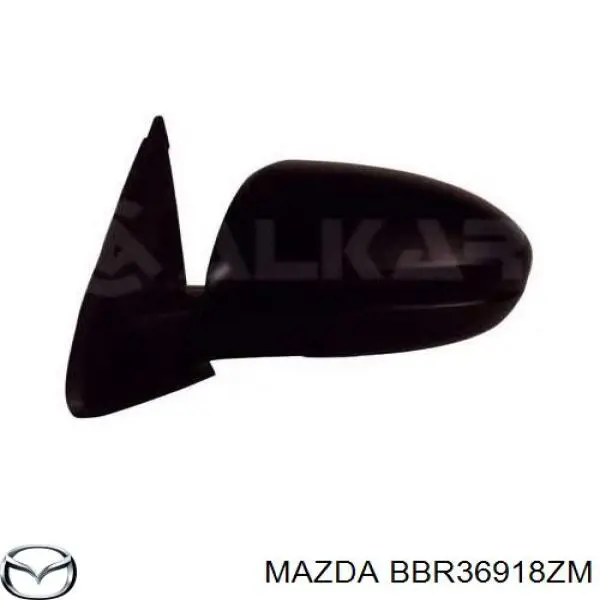 BBR36918ZM Mazda зеркало заднего вида левое