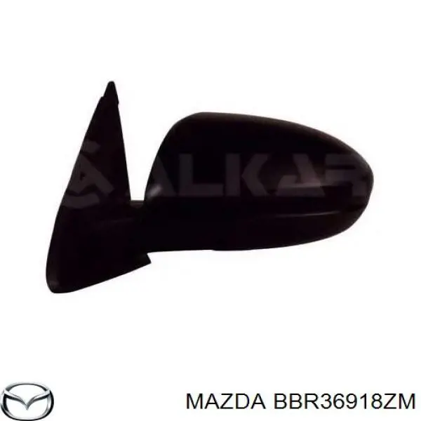 Левое боковое зеркало на Mazda 3  BL