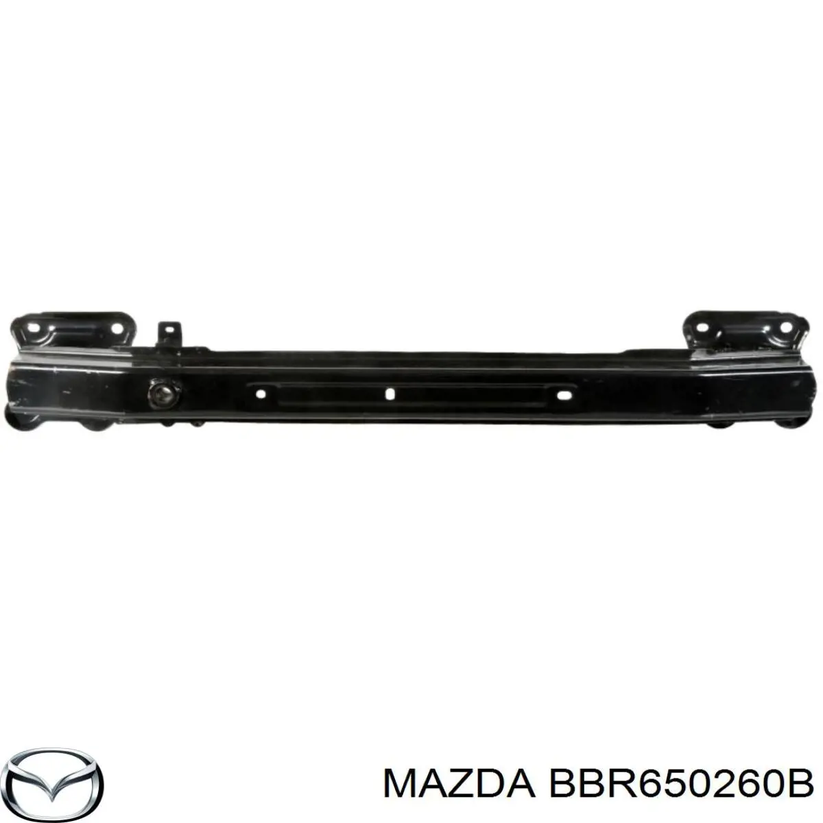 BBR650260B Mazda reforçador do pára-choque traseiro