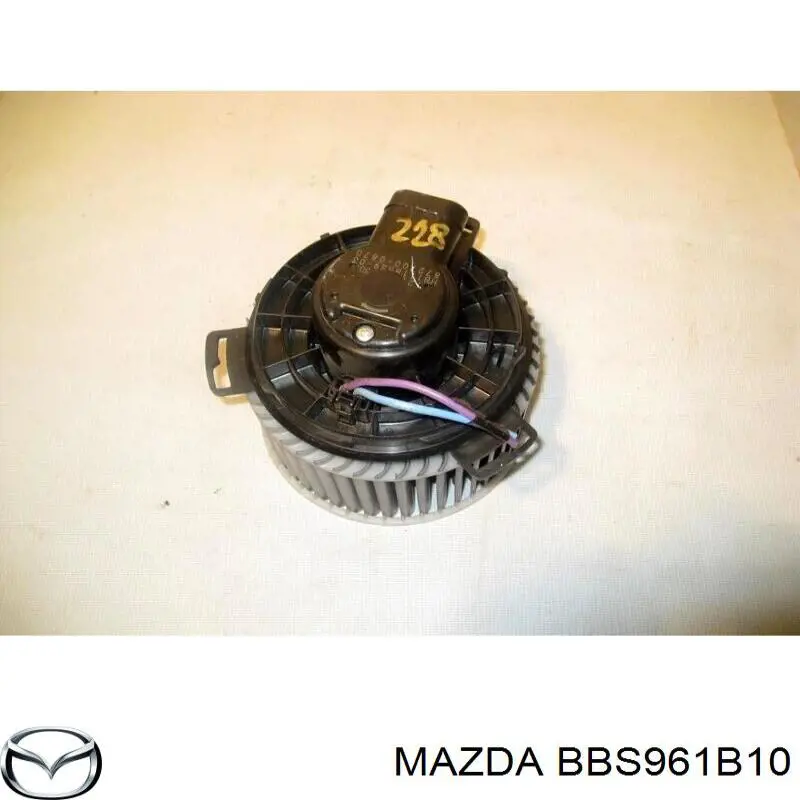 Вентилятор печки BBS961B10 Mazda