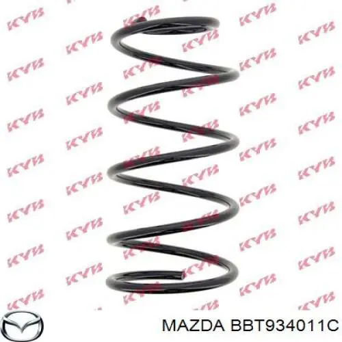 Пружина амортизатора передняя Mazda BBT934011C цена, от 30.41 USD