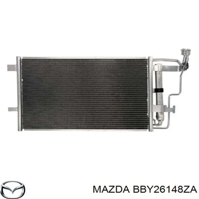 BBY26148ZA Mazda радиатор кондиционера