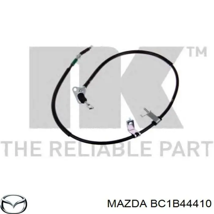 Задний правый трос ручника BC1B44410 Mazda