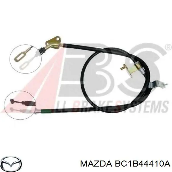 Задний правый трос ручника BC1B44410A Mazda