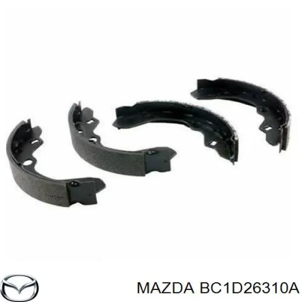 Тормоза рабочие задние ножные и тормозные барабаны Mazda BC1D26310A цена, от 13.82 USD