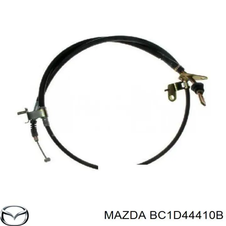 Трос ручного тормоза задний правый Mazda BC1D44410B