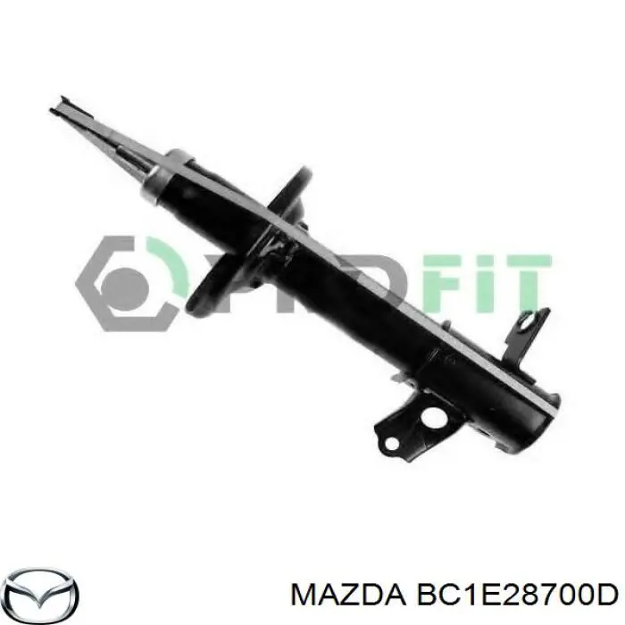 Купить BC1E28700D Mazda Амортизатор задний правый