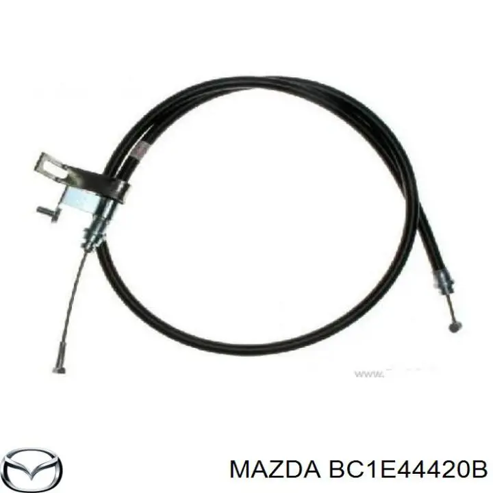 Купить BC1E44420B Mazda Трос стояночного тормоза задний левый