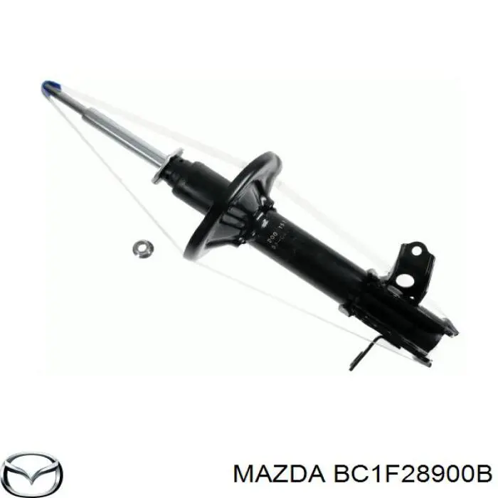 Амортизатор задний левый Mazda BC1F28900B