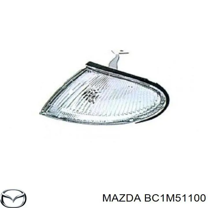 Габарит передний левый Mazda BC1M51100 цена, от 11.72 USD