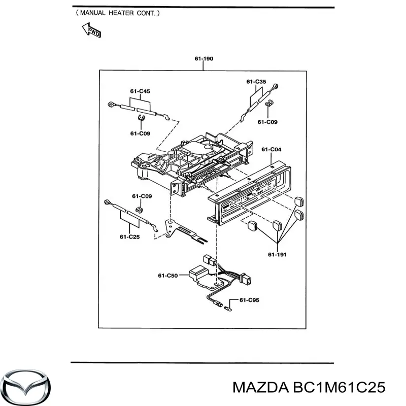 BC1M61C25 Mazda 