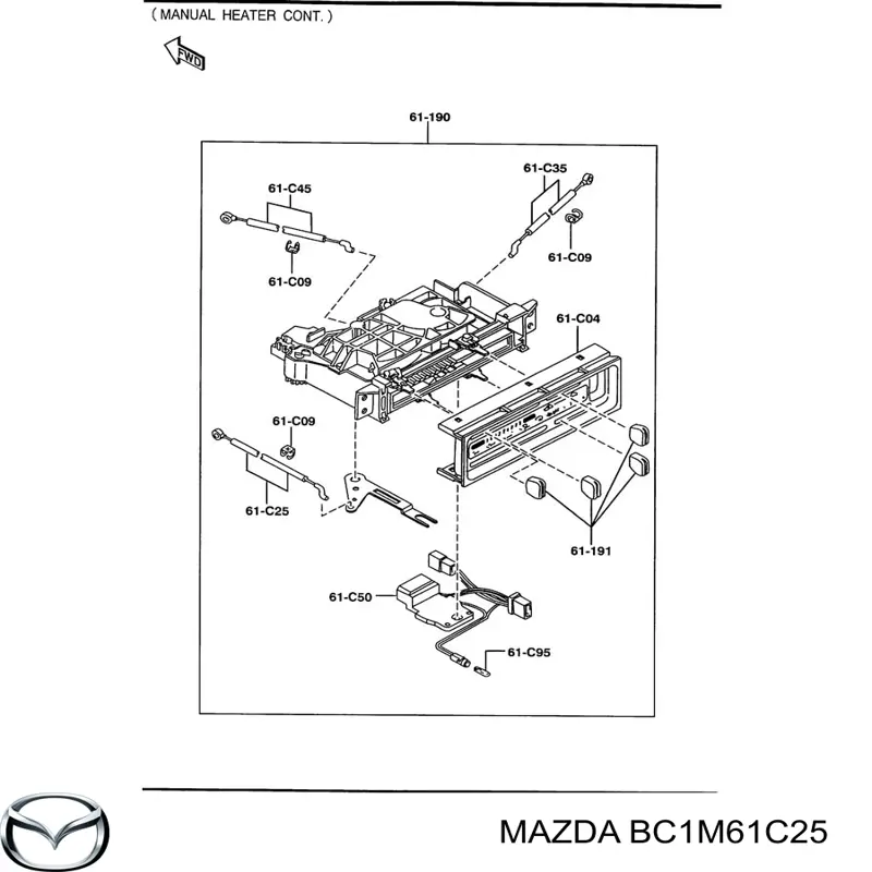 Купить BC1M61C25 Mazda 