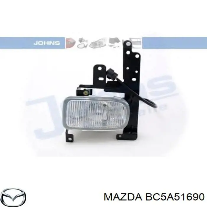Фара противотуманная, левая Mazda 323 C V хэтчбек (BA) (1994 - 1998) цена, от 164.49 USD