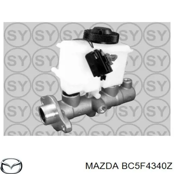 Цилиндр главный тормоза (гидротормозов) Mazda BC5F4340Z цена, от 56.43 USD