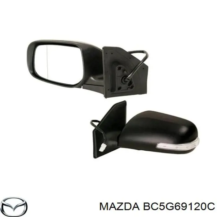 BC5G69120C Mazda Зеркало заднего вида правое