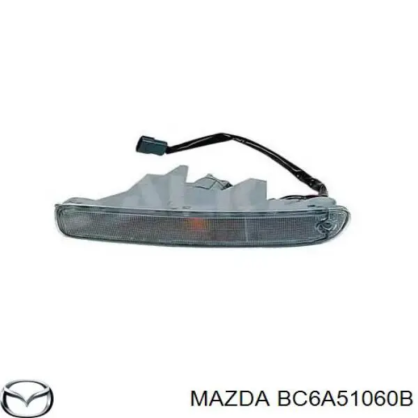 Указатель поворота правый Mazda BC6A51060B